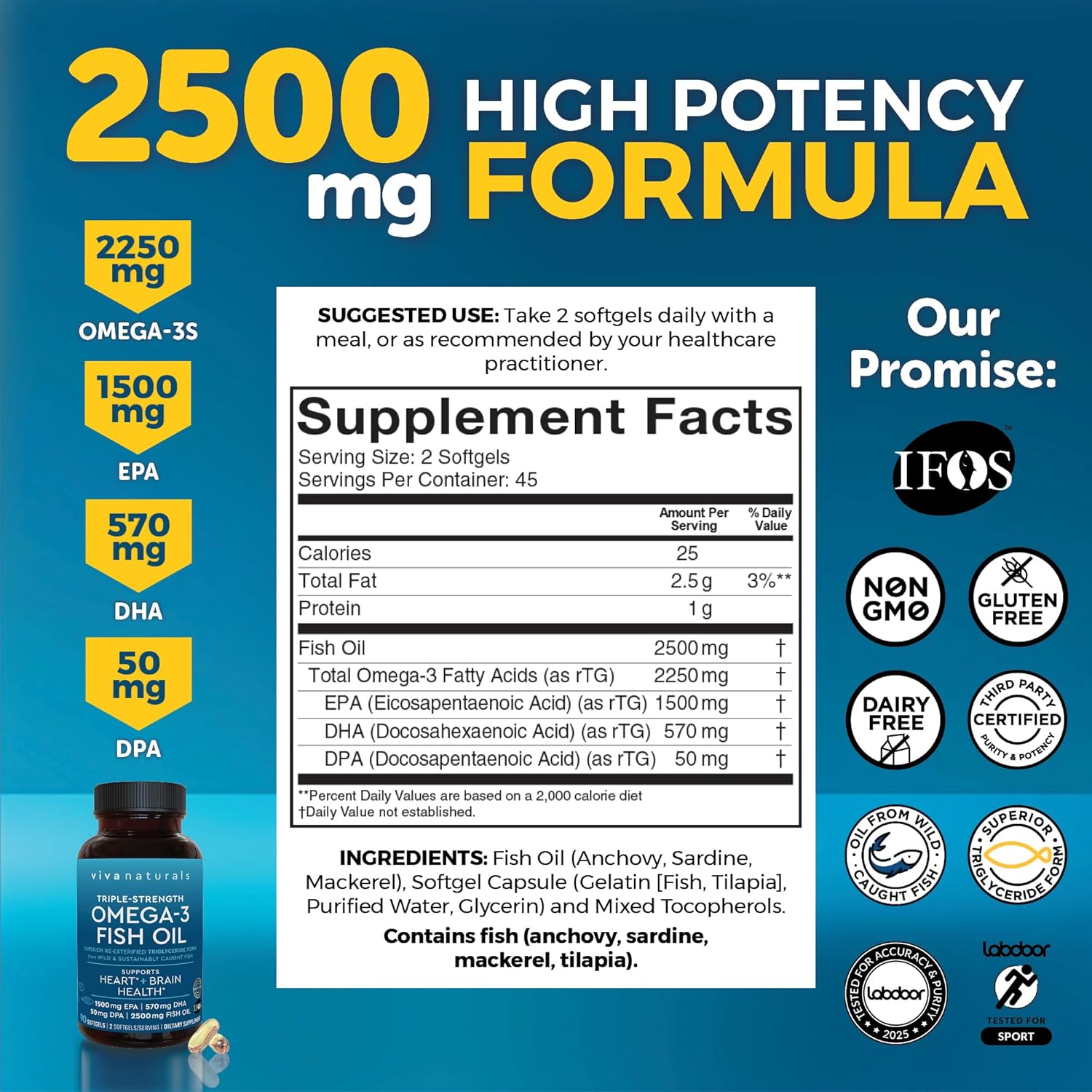 Fish Oil, Triple-Strength Omega-3